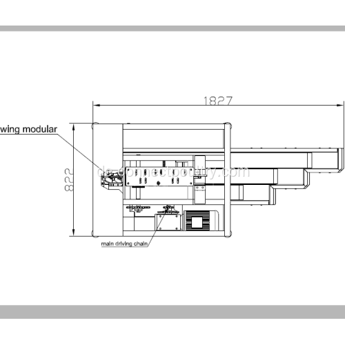 Automatische Flügelschneidemaschine